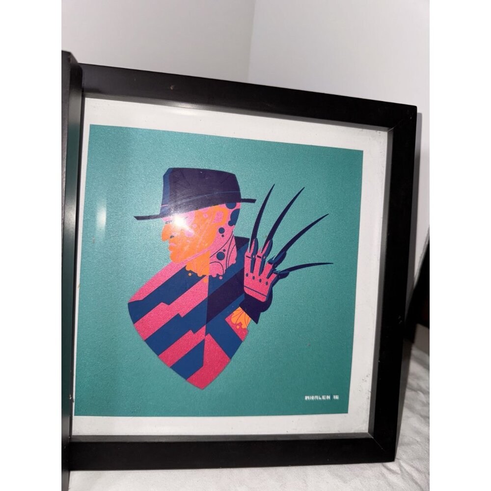 3 Framed Horror Film Art Prints Tom Whalen Limited Edition krueger jason hallowe - Picture 6 of 10